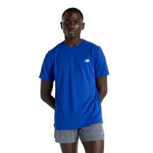 NWT New Balance MT51801 Sport Short Sleeve T-Shirt in Team Royal size Medium